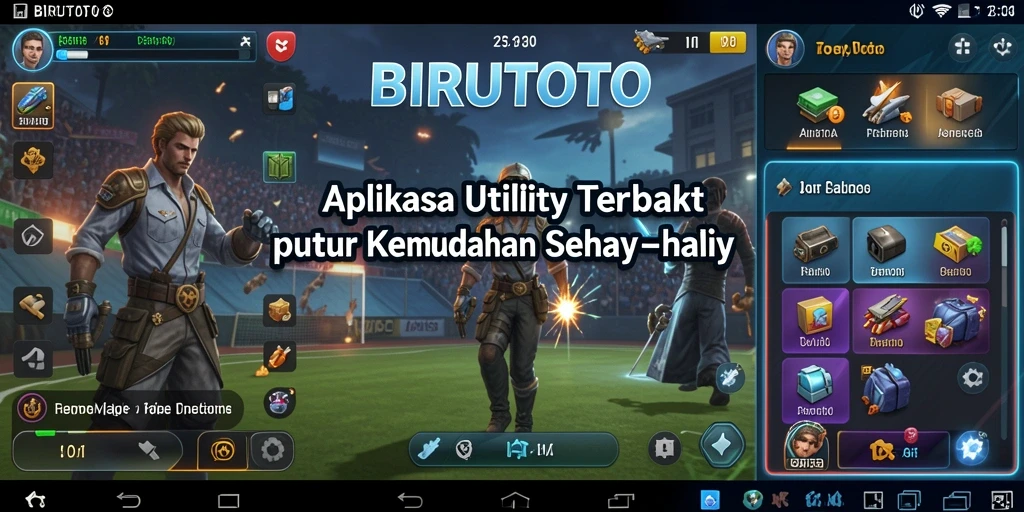 Tampilan antarmuka BIRUTOTO yang simpel dan efektif.