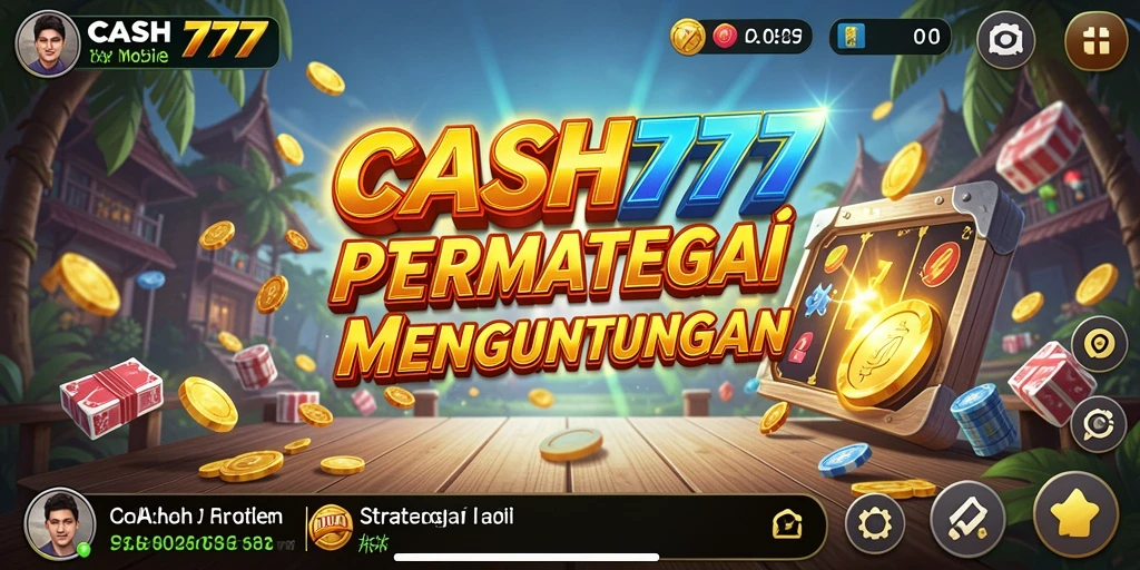 Tampilan menarik dari gameplay strategis CASH777.