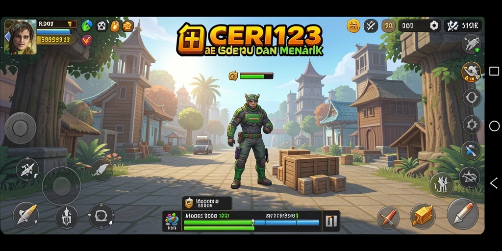 Tampilan menarik dari gameplay CERI123 yang memikat dan menghibur.