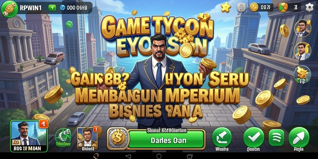 Tampilan gameplay Tycoon yang menarik dan penuh strategi.