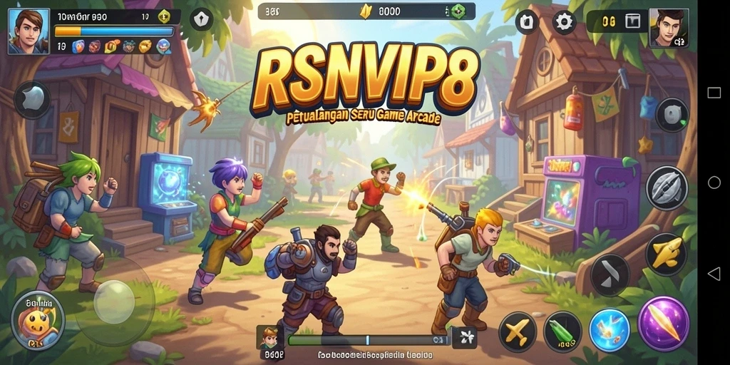 Tangkapan layar RSNVIP8 menampilkan gameplay menantang yang mengasyikkan.