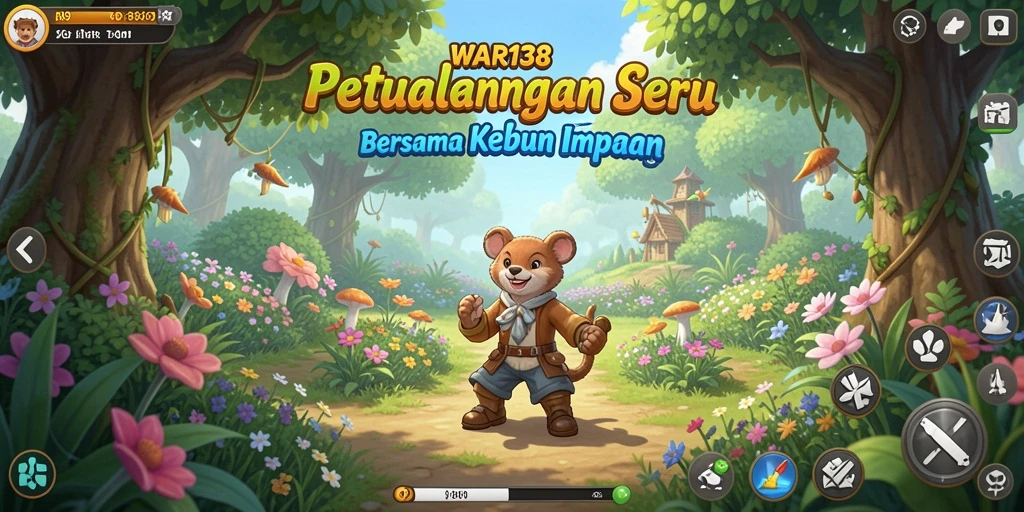 Gameplay seru dan menantang dalam kebun impian.